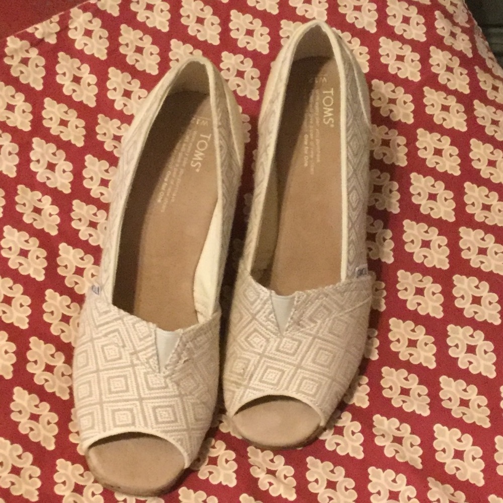 Toms Cork Wedges